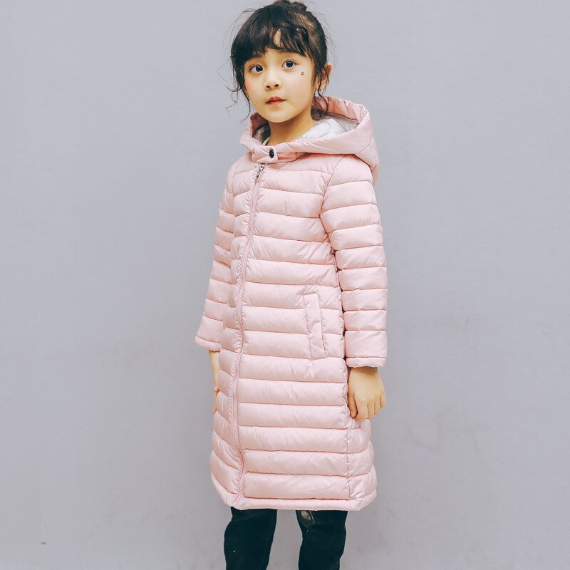 L PATTERN Kinderen Winterjas voor jongens en meisjes, gewatteerde jas met afneembare capuchon, warme dikke winterjas, groen, 104-110