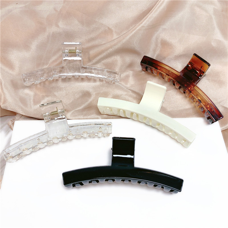 Koreaanse Grote Barrette Krab Haar Klauwen Bad Haar Klauw Paardenstaart Clip Grote Haarspeldjes Klauw Clip Haar Clip Krab Voor vrouwen Haar Clips