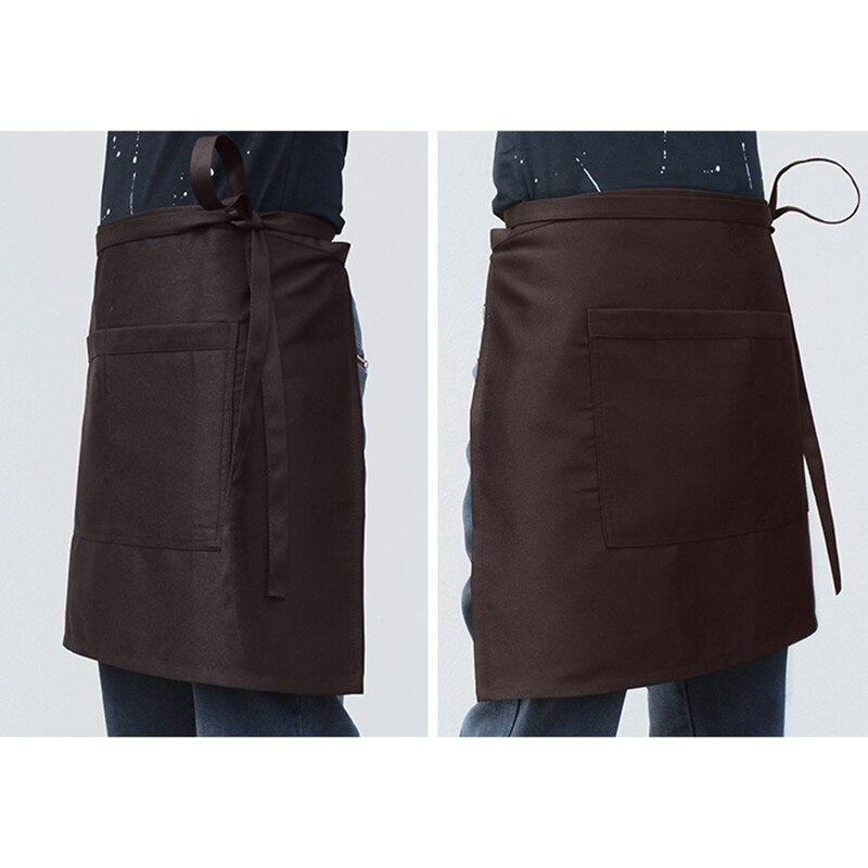 Taille schort met zak catering ober bar huishouden kleding schoon houden schort aic 88
