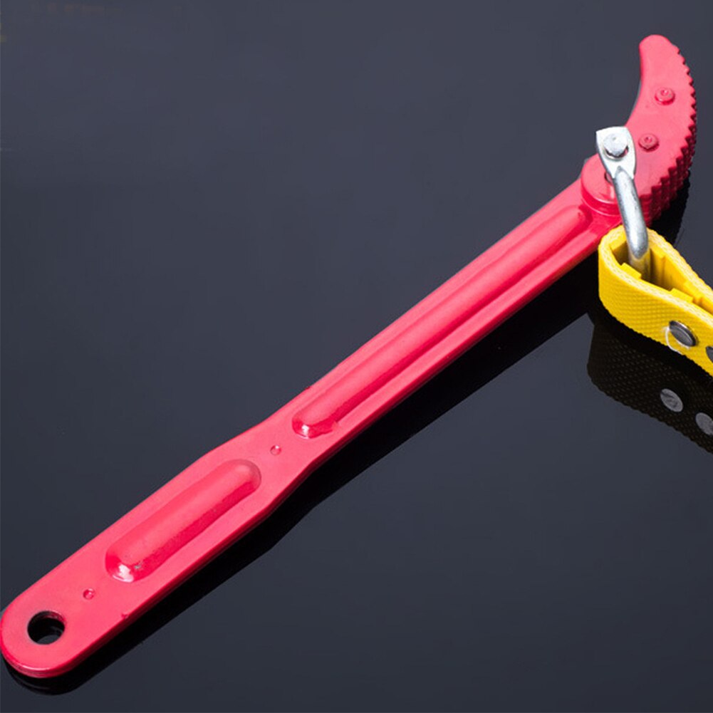 6inch Multi-Purpose Belt Strap Wrench Oil Grid Filter Rubber Pipe Cartridge Filter Canister Belt Strap Wrench