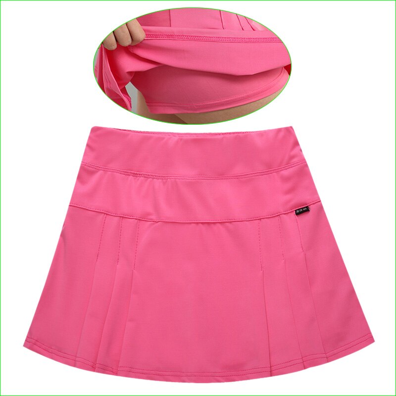 Tennis A-line Skirt With Ball Pocket Badminton Training Two-piece Shorts Quick Dry
