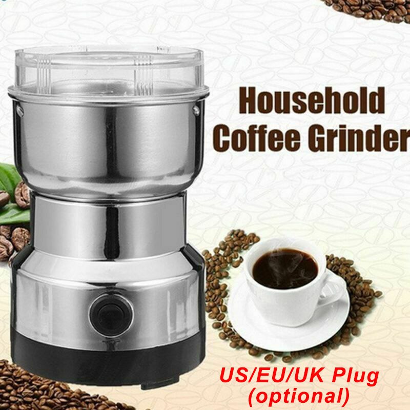 Elektrisk kaffebønnekværn bønnenøddekværn krydderi mat blender multifunktionel hjemmekværn kaffemaskine køkkenværktøj