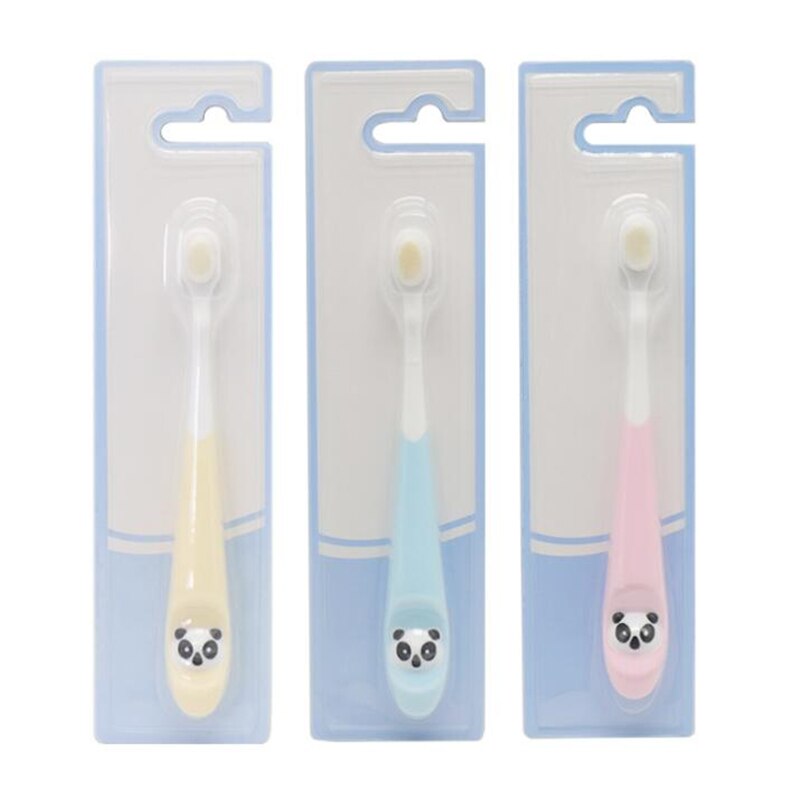 0-3 anni bambini spazzolino morbido spazzolino da denti per bambini cartone animato manico spazzolino cura orale spazzolino da denti bambini sani