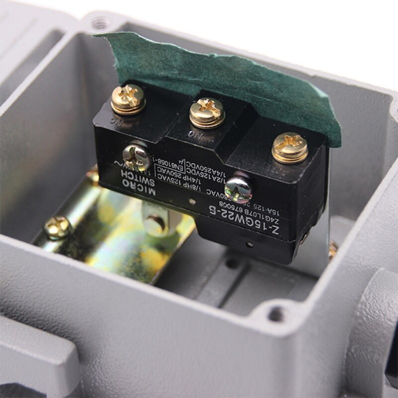 380V 15A Heavy Duty Foot Switch SPDT NO NC Electric Pedal Momentary Foot Pedal Switch with Foot Guard Aluminum Case LT-4