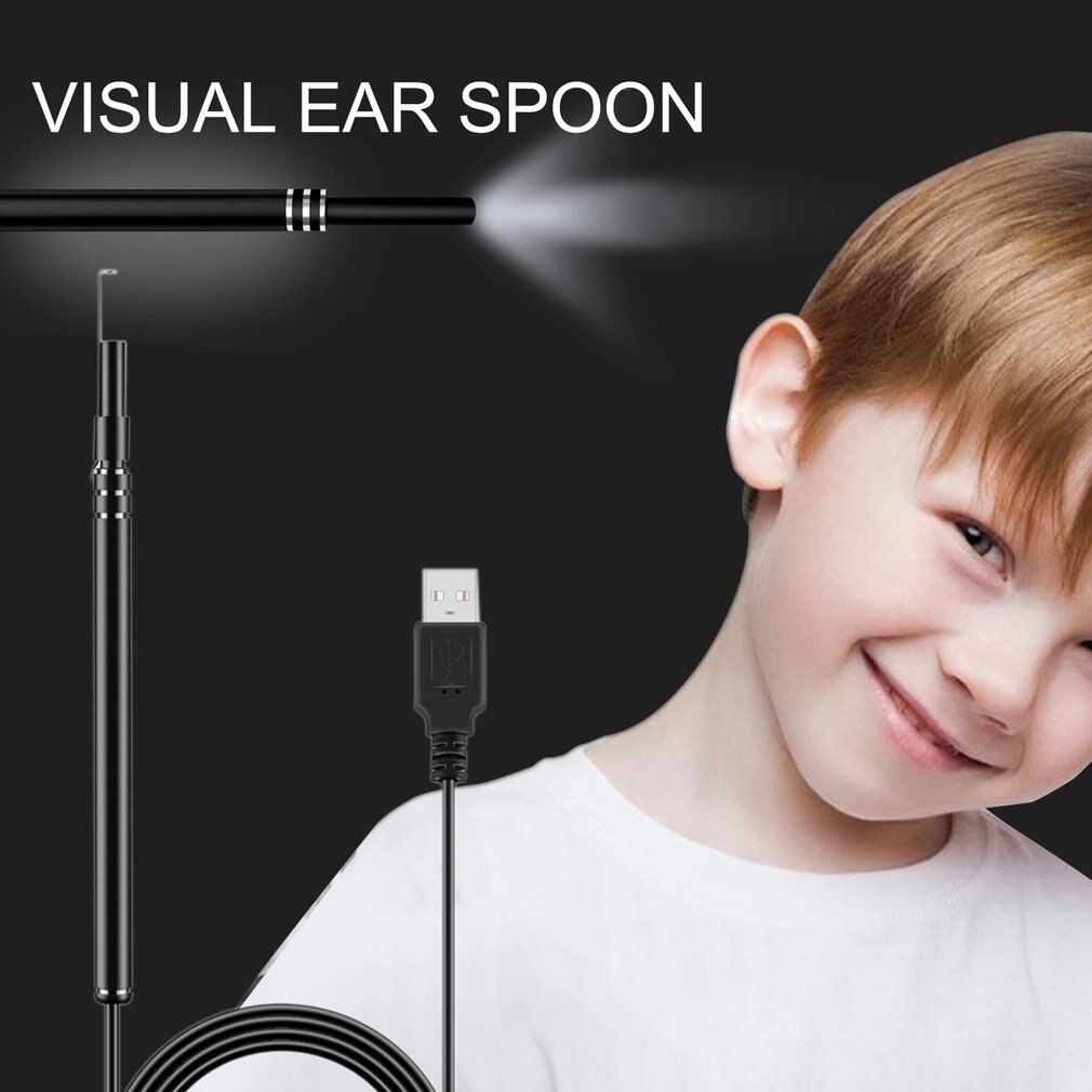 USB outil de nettoyage des oreilles HD visuel oreille cuillère multifonctionnel Earpick avec Mini caméra stylo soins des oreilles dans l'oreille nettoyage Endoscope