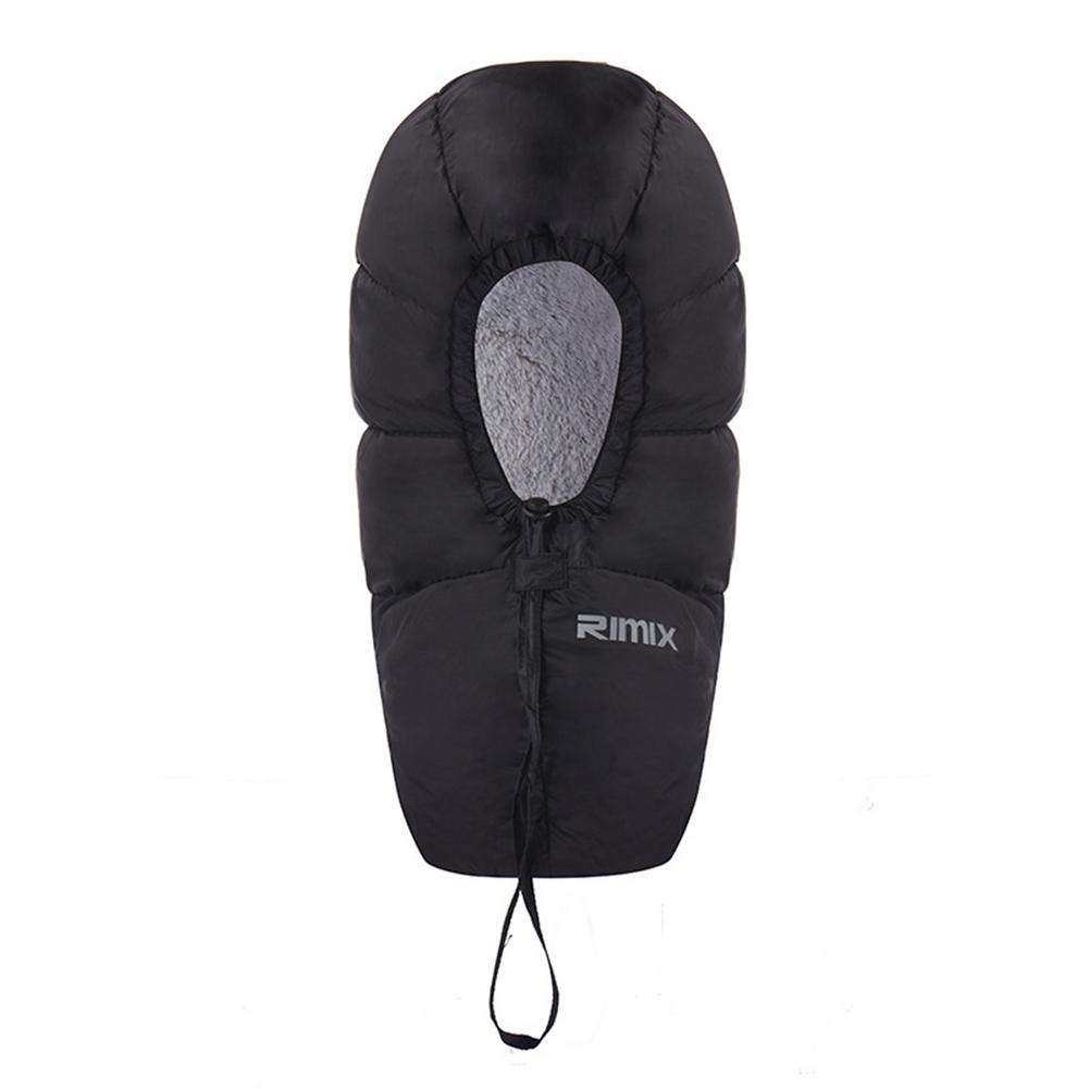 Inverno esqui para baixo chapéu quente à prova dwarm água orelha cobrindo tamanho livre acampamento caminhadas neve esqui chapéu quente para envelope saco de dormir: Black
