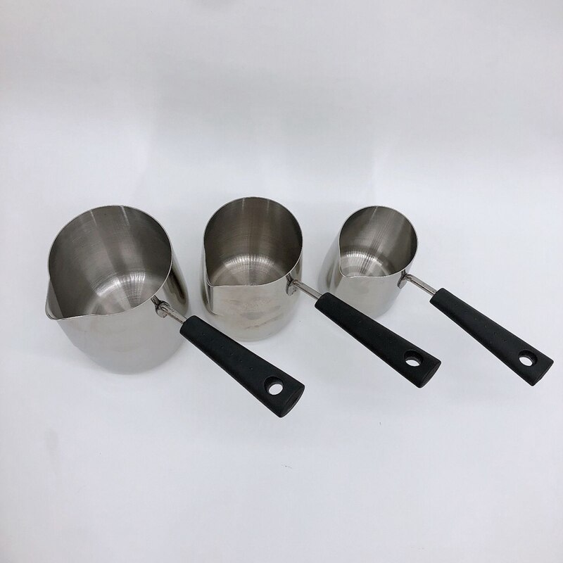 Bakeliet Handvat Wax Smeltkroes Diy Kaars Zeep Smelt Pot Geurende Wax Smelt Metalen Koffie Toroid Pitcher Latte Melk Opschuimen jug