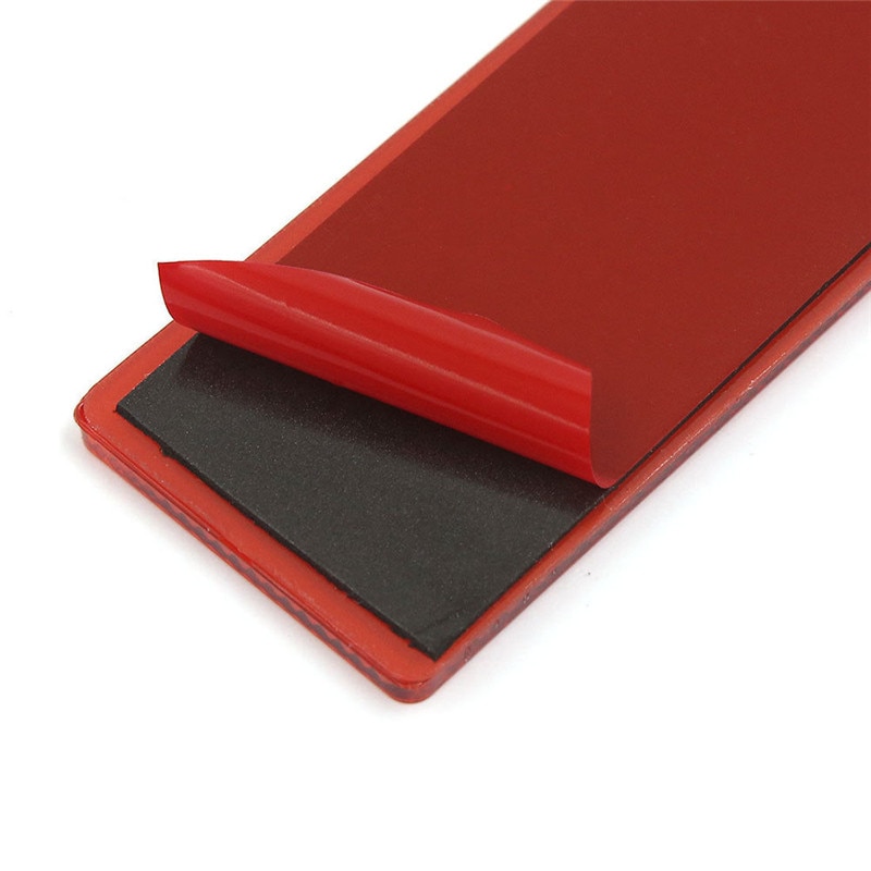 Car sticker Red Or White Adhesive Plastic Reflector Reflective Warning Plate Stickers Sign For Car SUV Truck Motorcycle Safety