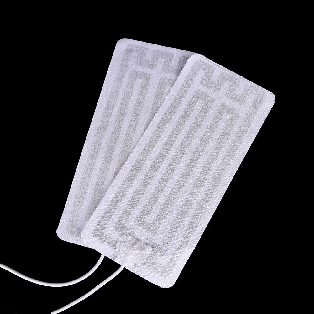 Almohadillas calefactoras eléctricas, 1 par, 5V, USB, elemento calefactor de fibra de carbono, almohadilla calefactora, almohadilla para pies