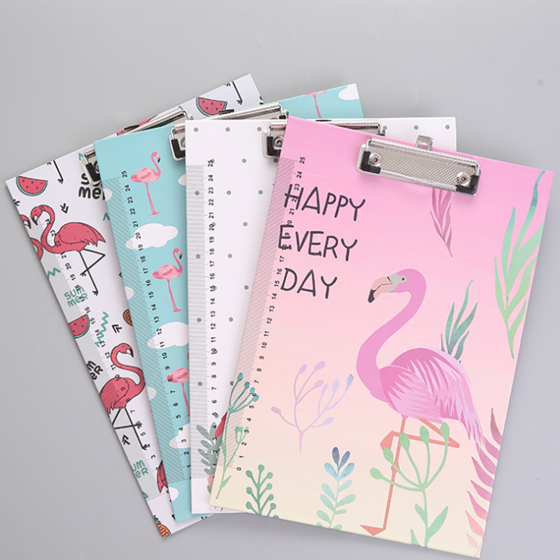 kreskówka pisanie pokładzie klip Podkładka student notatki A4 folderu pokładzie świeże materiały biurowe notatki