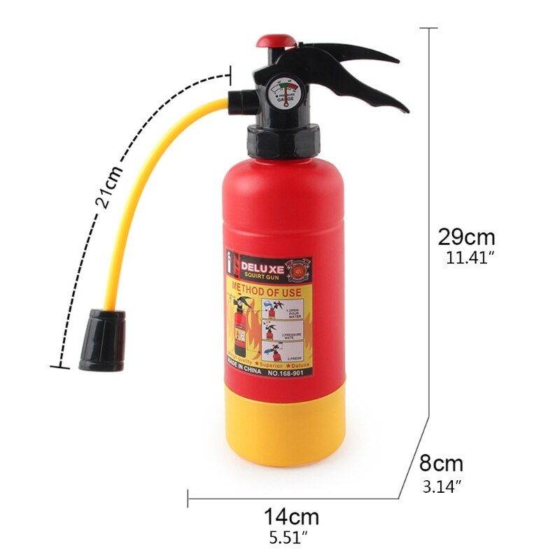 45BF Kids Outdoor Backyard/Summer Swimming Pool Fire Extinguisher Shape Water Toy