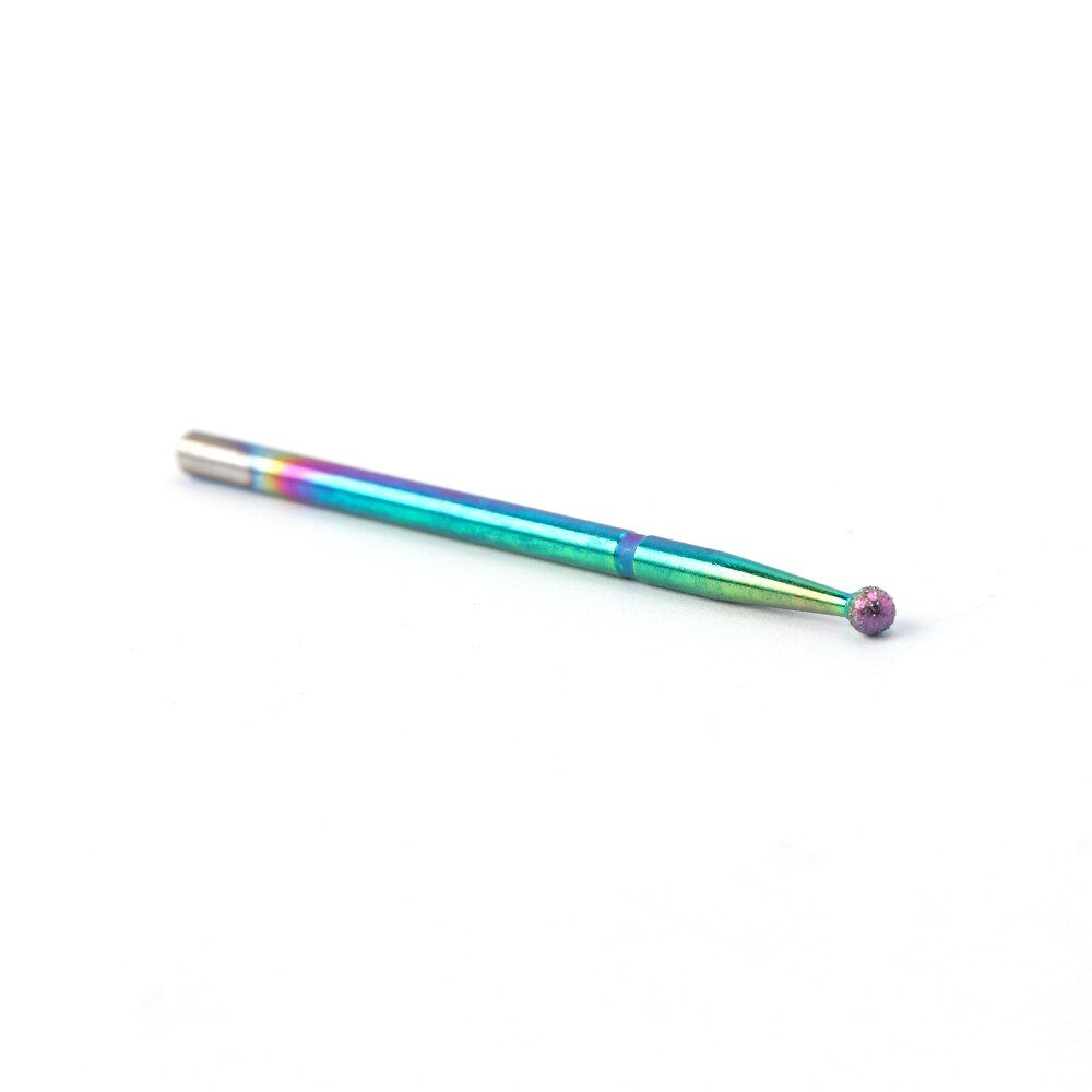 Stz 1pc regnbue neglebor til elektrisk boremaskine fræser hårdmetal keramisk neglefilsliber manicure værktøj  #1514-2