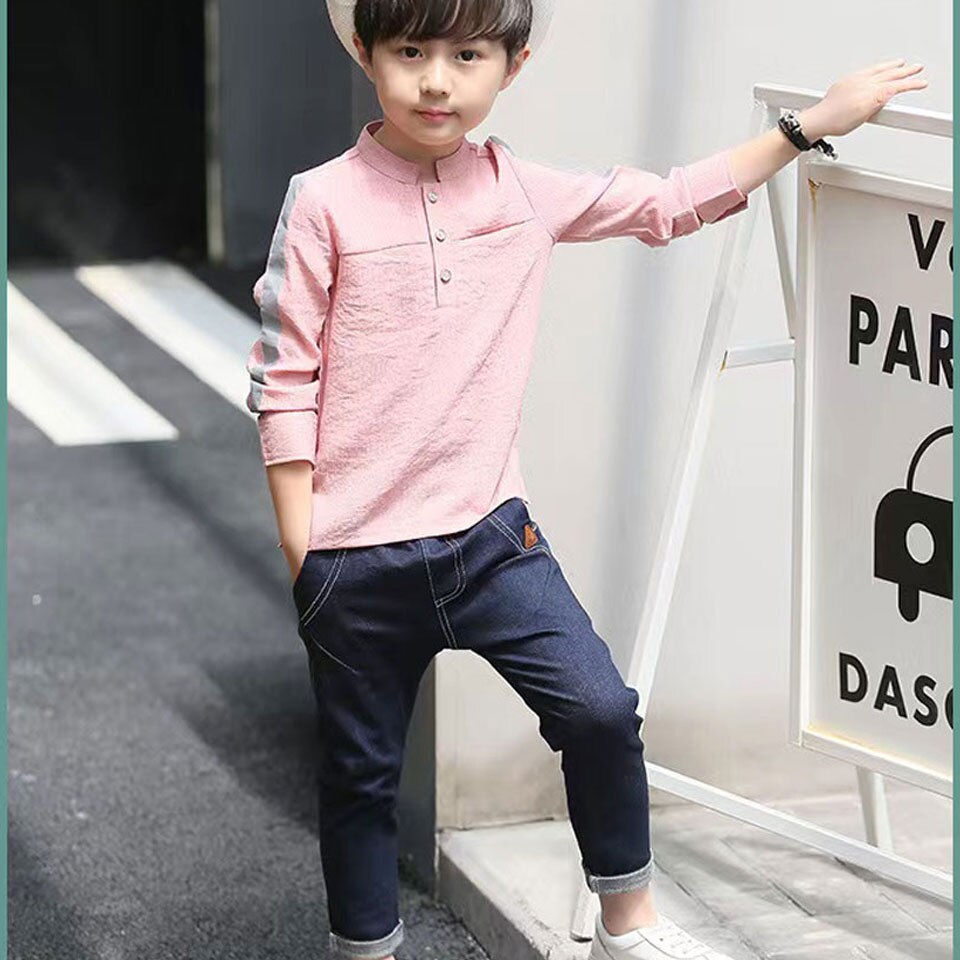 2022 Lente Herfst Lange Mouw Jongens Shirts Voor L... – LovingPrices, image size:960x960