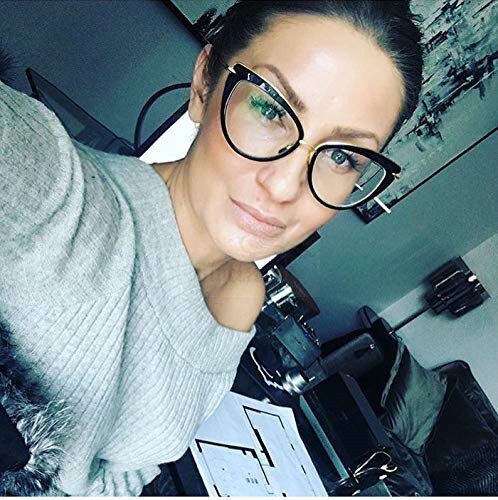 MINCL Mode Trend Retro Vrouwelijke Kat Bril Full Frame Zon Meekleurende Dames Leesbril met doos FML
