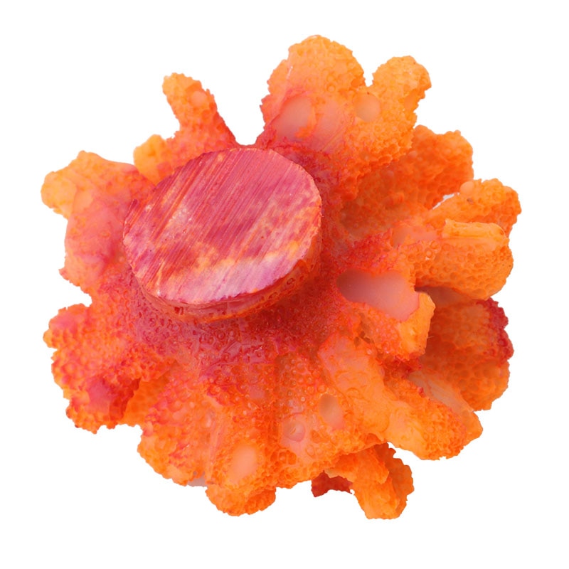 Kunstmatige harskoraal mini aquarium decoratie onderwater ornament
