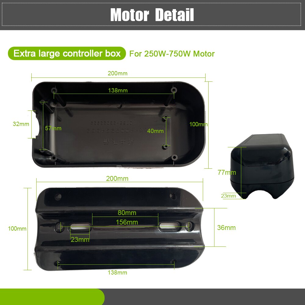 Ebike Controller Box 36V 48V 250W 350W 500W 1000W Small/Big/Extra-Large Size for e bike Controller Electric Bike Conversion Kit