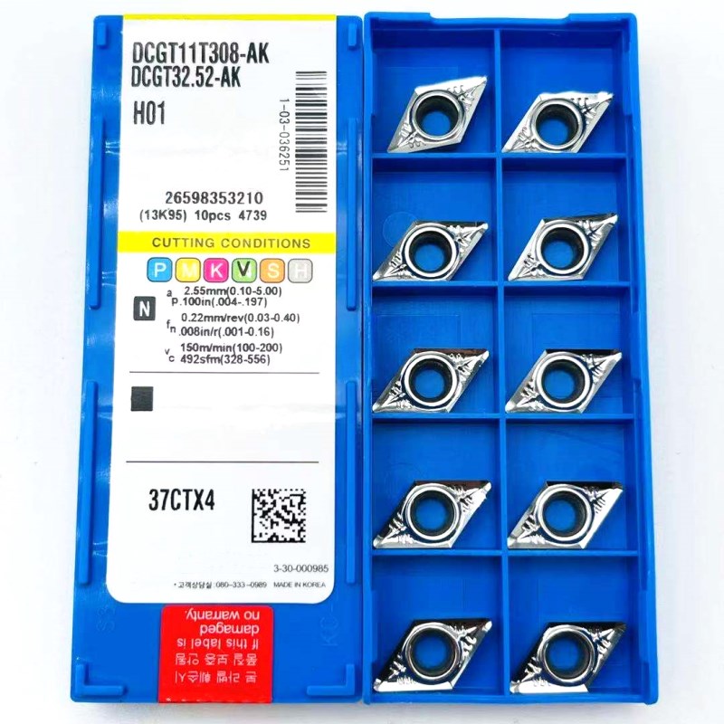 Dcgt 11 t 302 dcgt 11 t 304 dcgt 11 t 308 ak h01 100%  originalt aluminiumsblad dreiebenk verktøy skjæreverktøy karbid trebearbeidingsverktøy