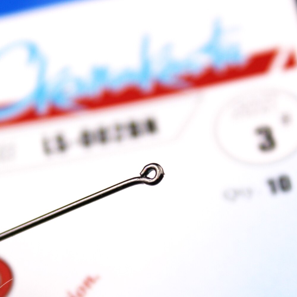 10pcs / 30pcs fishing hooks Long Fish Round Bent Joint Hook gamakatsu