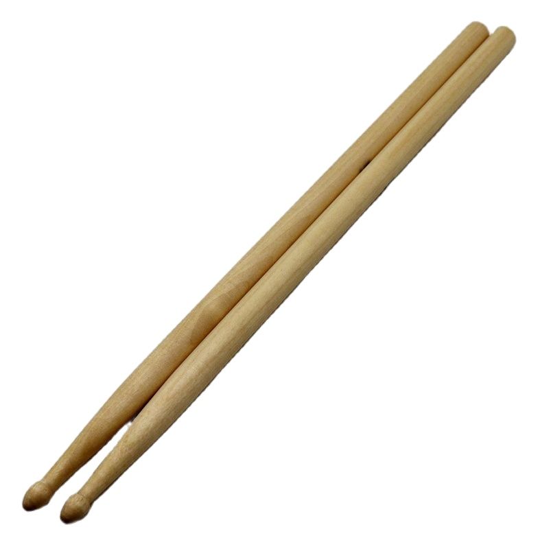 Baquetas para batería de buena , 1 par, 2B, Banda de Música, Color madera: 5A maple