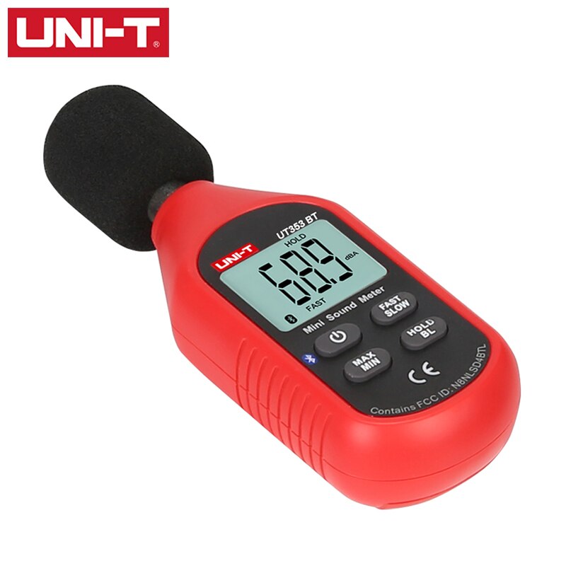 Microphone à capteur UT353BT-Mini condensateur de bruit, technologie de passage de bande, UNI-T