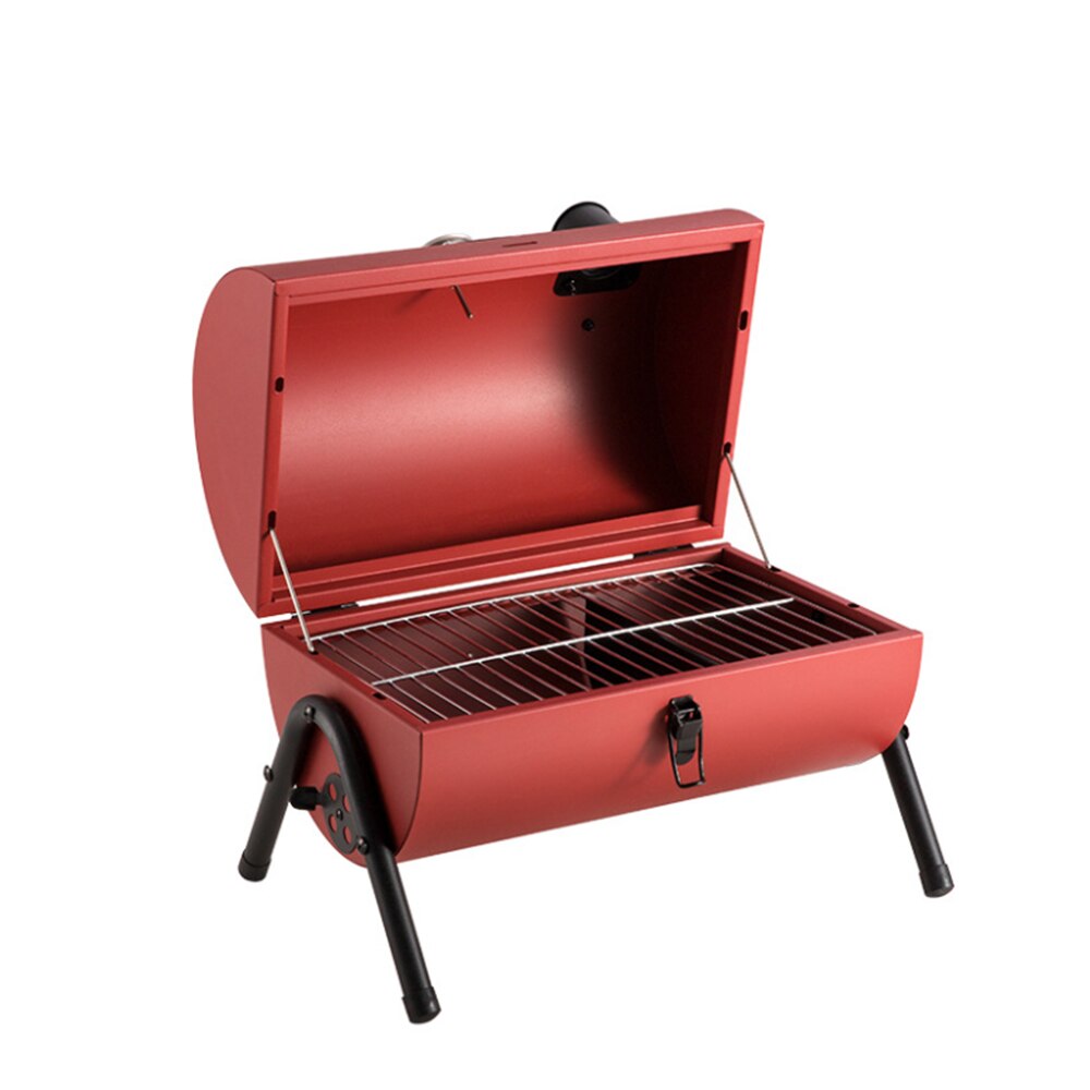 Draagbare Outdoor Barbecue Kachel Volledige Set Houtskool Oven Tool Bbq Verdikte Houtskool Grill Picknick Huishoudelijke Voor 3-5 Mensen