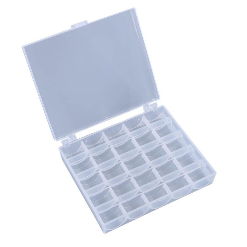 Stainless Steel Sewing Machine Bobbins Spools for Brother Janome Singer Elna Bernina Toyota Needlework Craft Tool 25pcs: 25 empty boxes