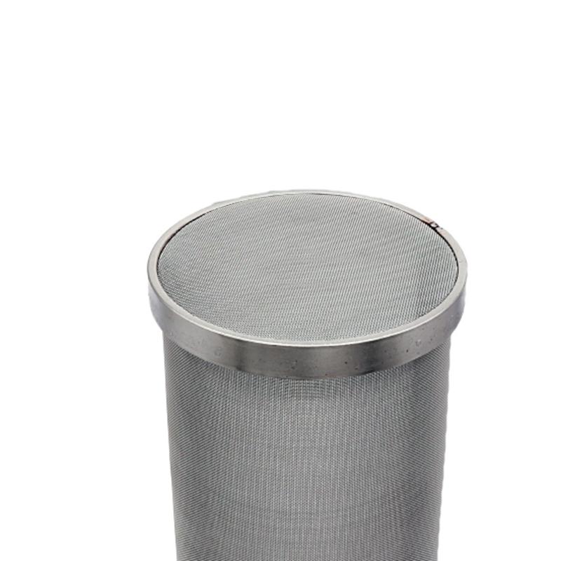 4" x 10" 304 Stainless Hop Spider Filter Strainer 300 Micron Mesh Homebrew Beer Wine