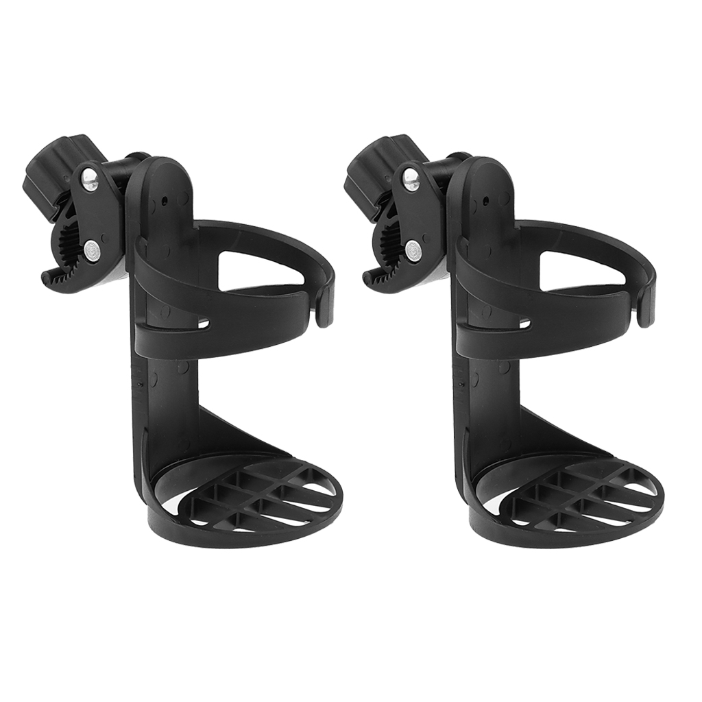2 stk clip-on kopholder til /kørestol/rollator ældre uden spild