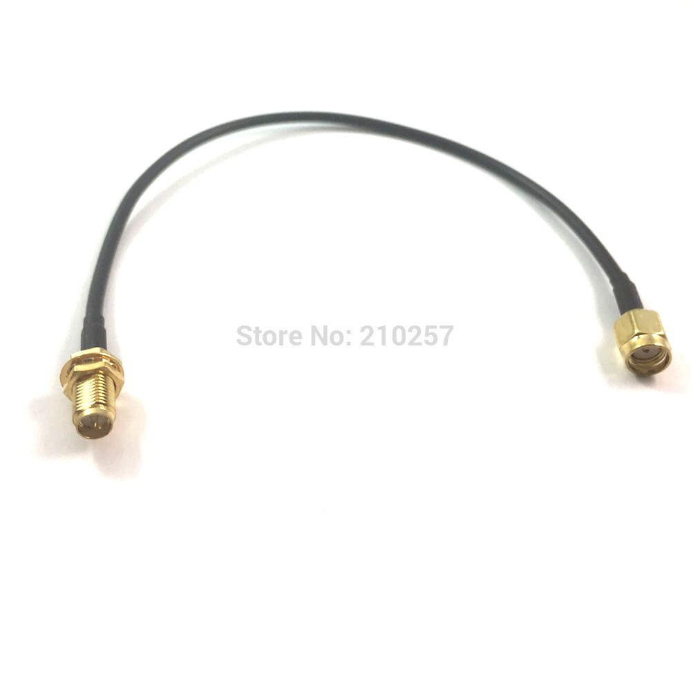 Câble Coaxial RG174 20cm pour antenne Wifi, 5 pièces, connecteur Rp Sma mâle vers rp-sma femelle