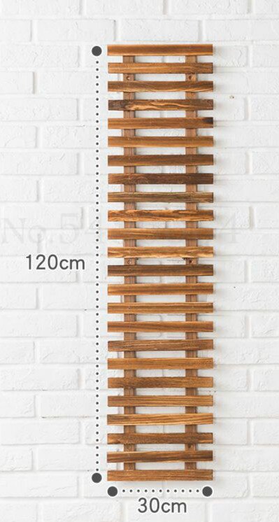 Solid Wood Flower Stand Wall Decoration European Style Living Room Wall Hanging Wall Plant Shelf Decorative