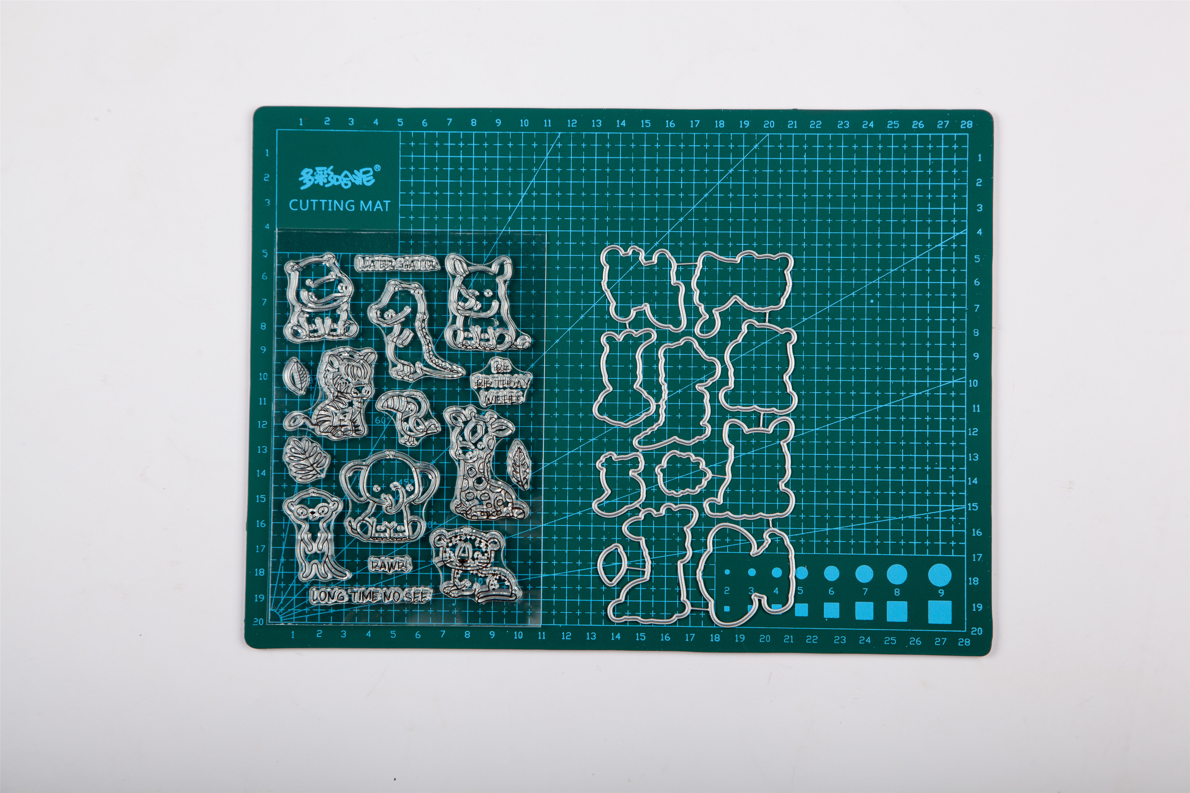 TPP Elephants and animals Clear rubber stamps/kids clear stamps and dies for scrapbooking/card making/children stamp