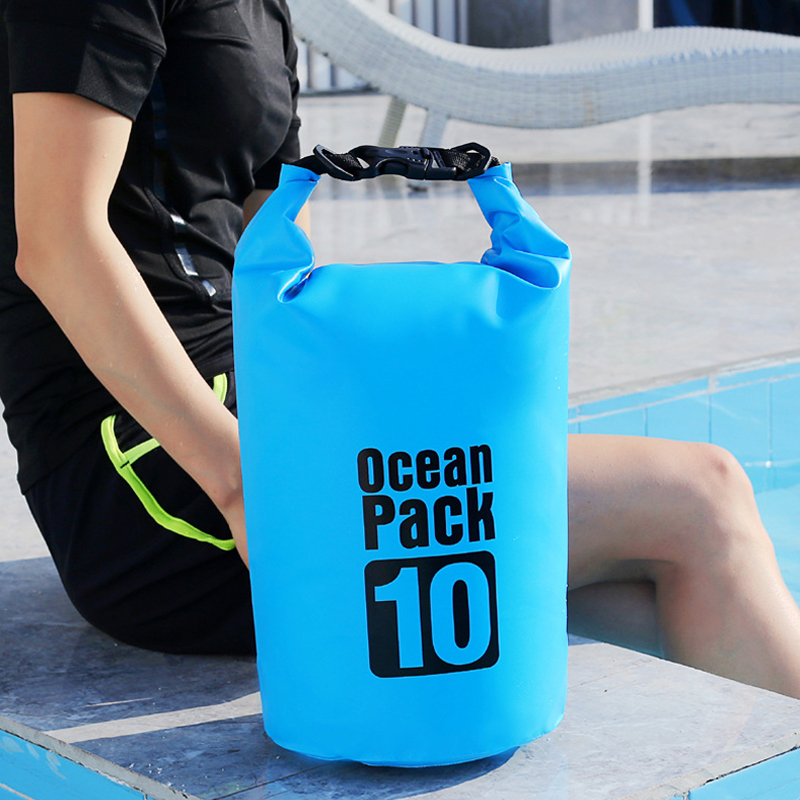 10L 20L 30L Oceaan Pack Dry Bag Outdoor Waterdichte Tas Zwemmen Rafting Strand Tas Verstelbare Riem 500D Pvc