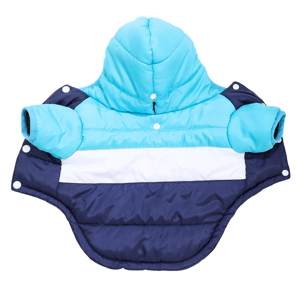 Waterdichte hondenjas, dierenkleding voor kleine en middelgrote honden, hoodies voor puppy's, honden, katten, winter- en herfstjas, chihuahua- en yorkshire-outfits.: Xl / Blauw