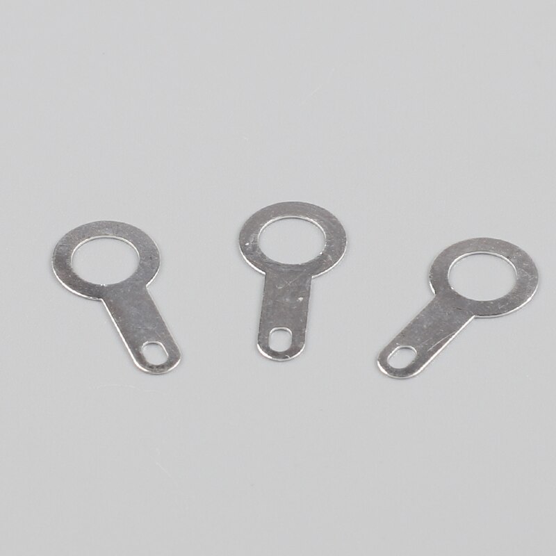 1000 pcs 6.2 Inserts Plug Lente Terminal PCB Solder lug type dikte 0.3mm Koper wasmachine, PCB lassen vel