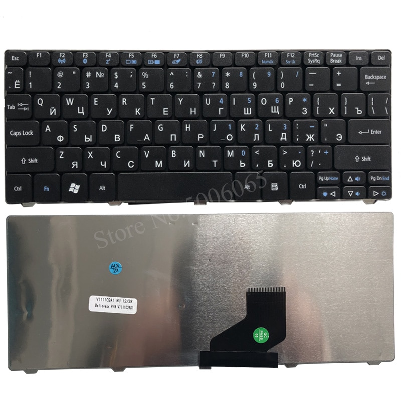 Russin keyboard For Packard Bell Dot SPT 723 SE SE2 SE3 SC PAV80 RU laptop keyboard