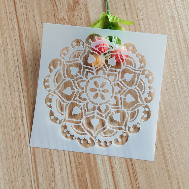 drawing Datura template DIY plastic wall painting spray painting template PET hollow painting template customization: 12