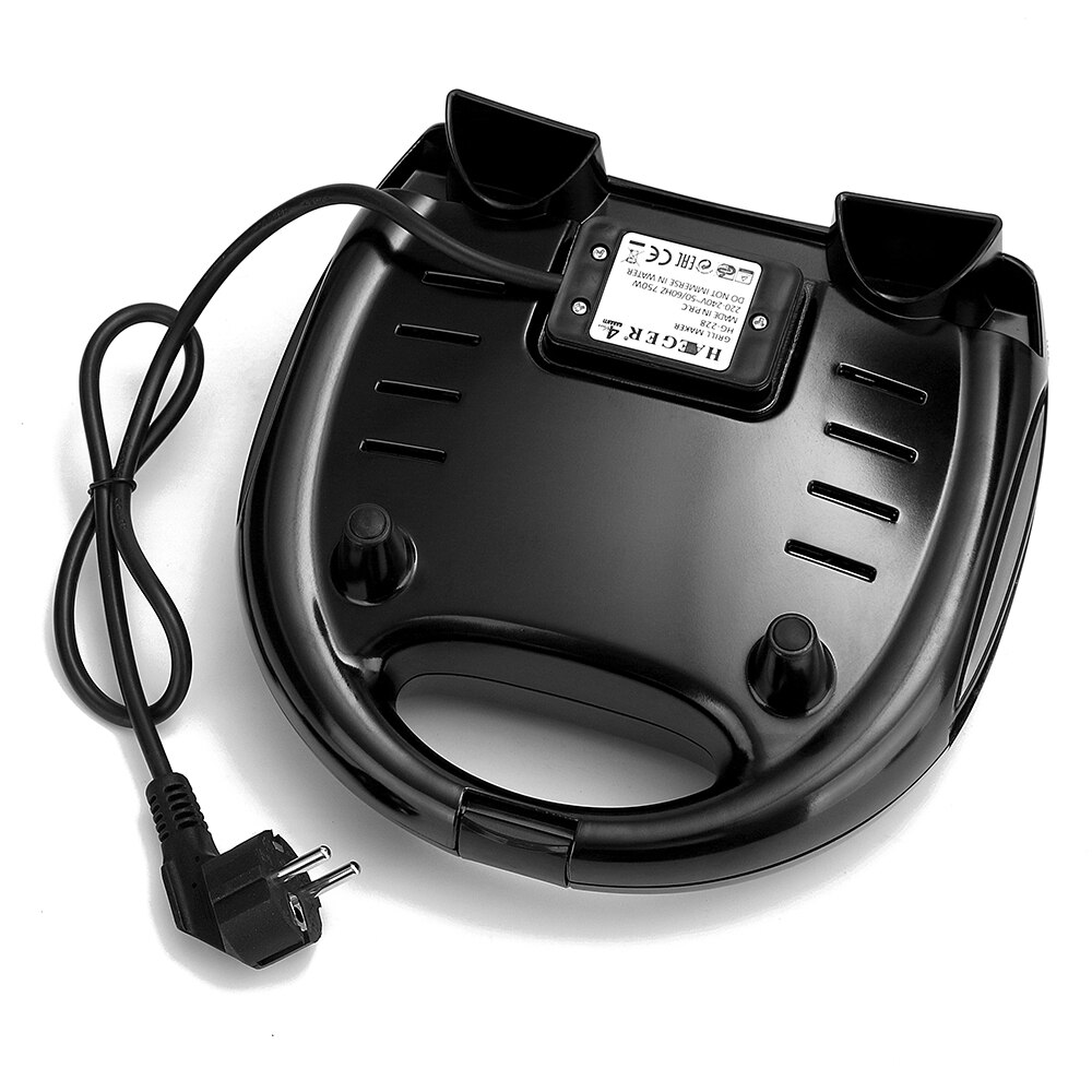 Sandwich Maker Grill 750W Houseware automatic temperature Control nonstick interiors plates HG-228