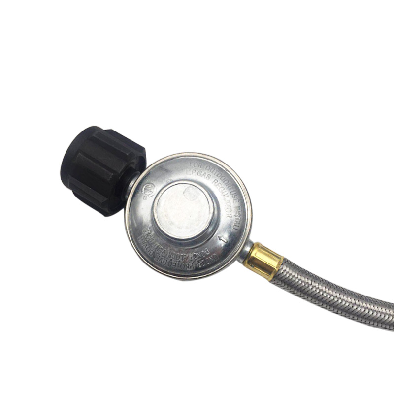 Aarde Ster 6FT Rvs Gevlochten Buis Gas Oven Kachel Vuurkorf Haard Lage Overdrukventiel Fittings