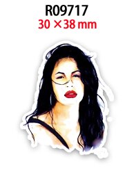 Abalorios acrílicos de Selena Singer para niña, accesorios de decoración para la fabricación de pendiente DIY, 30 Uds.: R09717