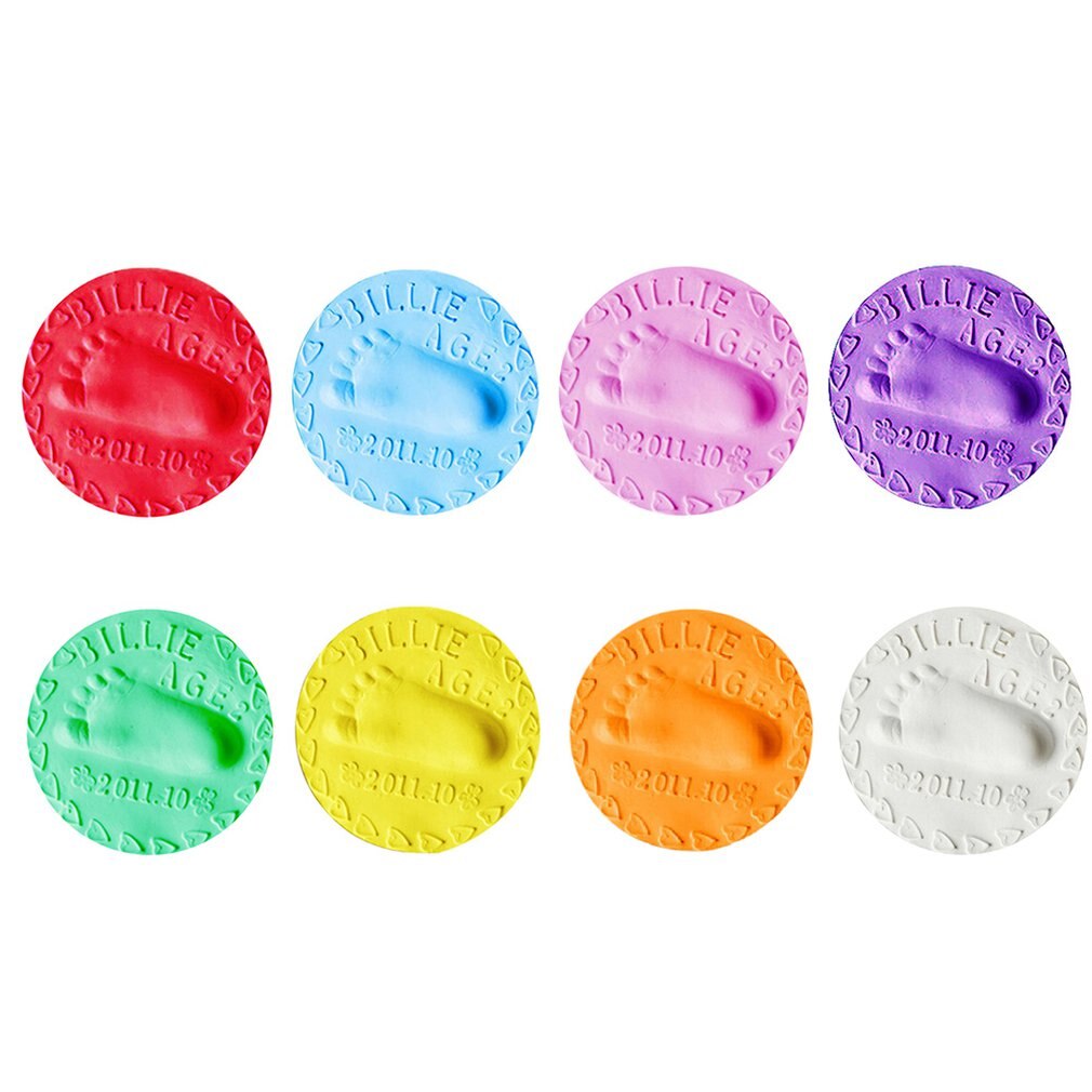 Baby Handprint Mud Hand And Foot Prints Hand And Foot Mud Baby Handprint Business Handprint Ultralight Clay