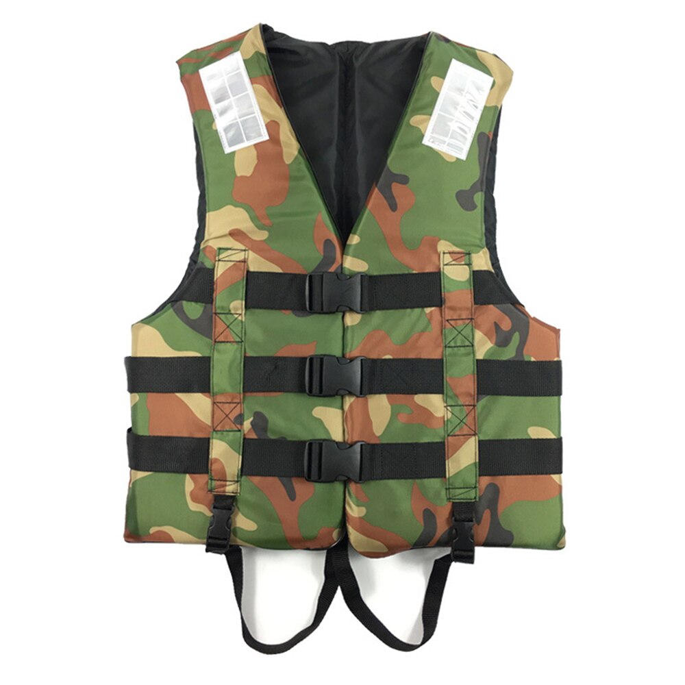 Adult Life Jacket Camouflage Portable Foldable Foam Buoyancy Vest Water Sports Surfing Swimming Life Jacket Suitable For 50-75KG