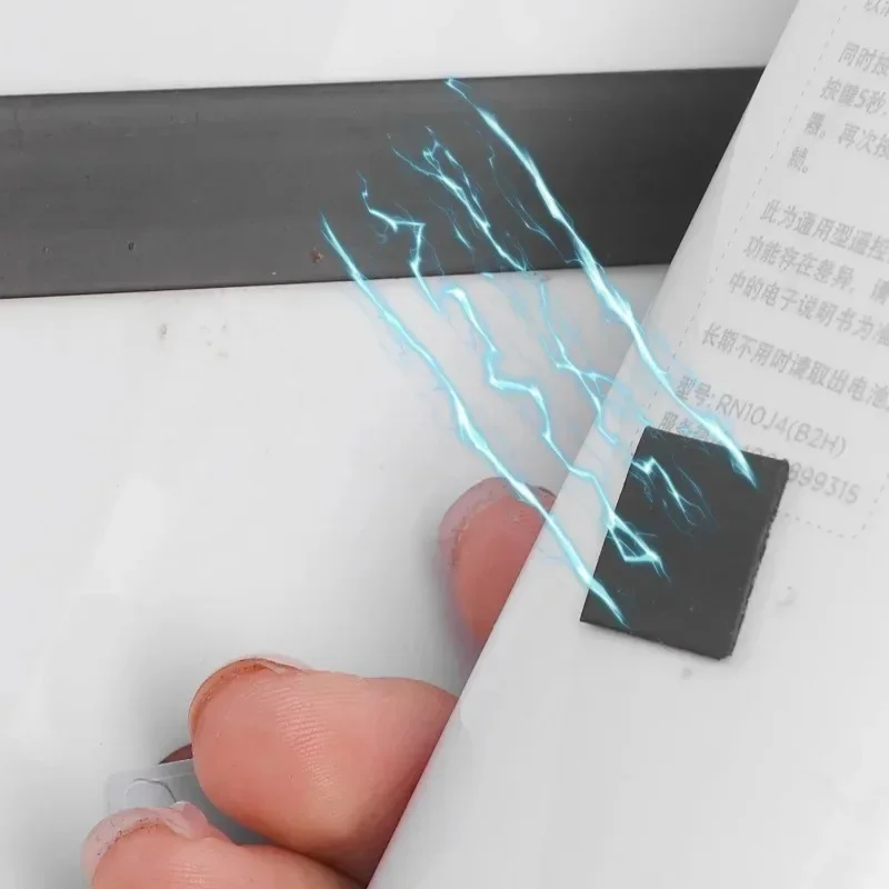 Tiras magnéticas autoadhesivas, cinta magnética fuerte, tira magnética Flexible para nevera, póster de fotos DIY, imanes de goma para oficina