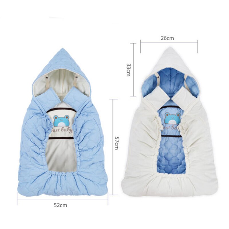 Warme wickeln Schlinge Baby Träger Mantel draussen Winddicht Baby Rucksack Decke Träger Abdeckung Funtional Winter Mantel L285