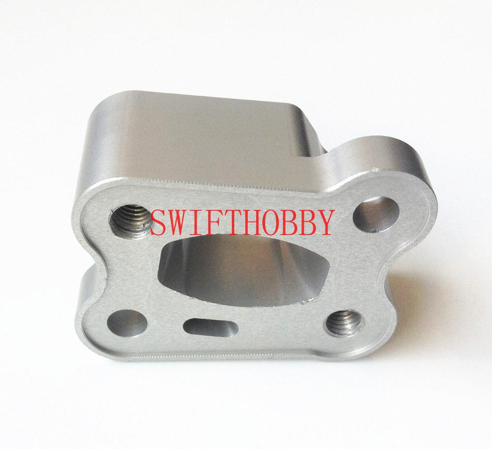 CNC isolator carb block with gasket 26CC RCMK Zenoah gas engine rc boat