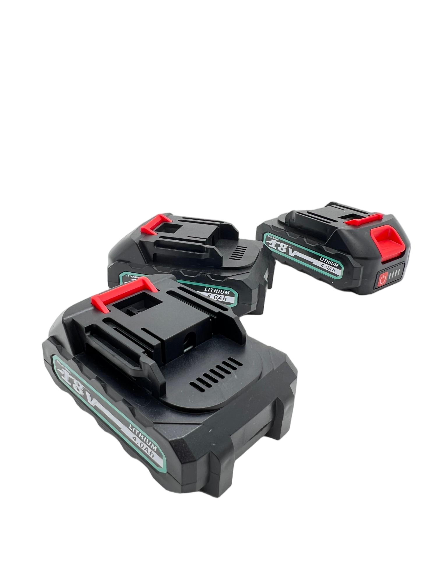 Lithium-ionen-akku für elektrowerkzeuge, geeignet für makita-schraubenschlüssel, bohrmaschinen, wiederaufladbarer akku 18v bl1830b: Klar