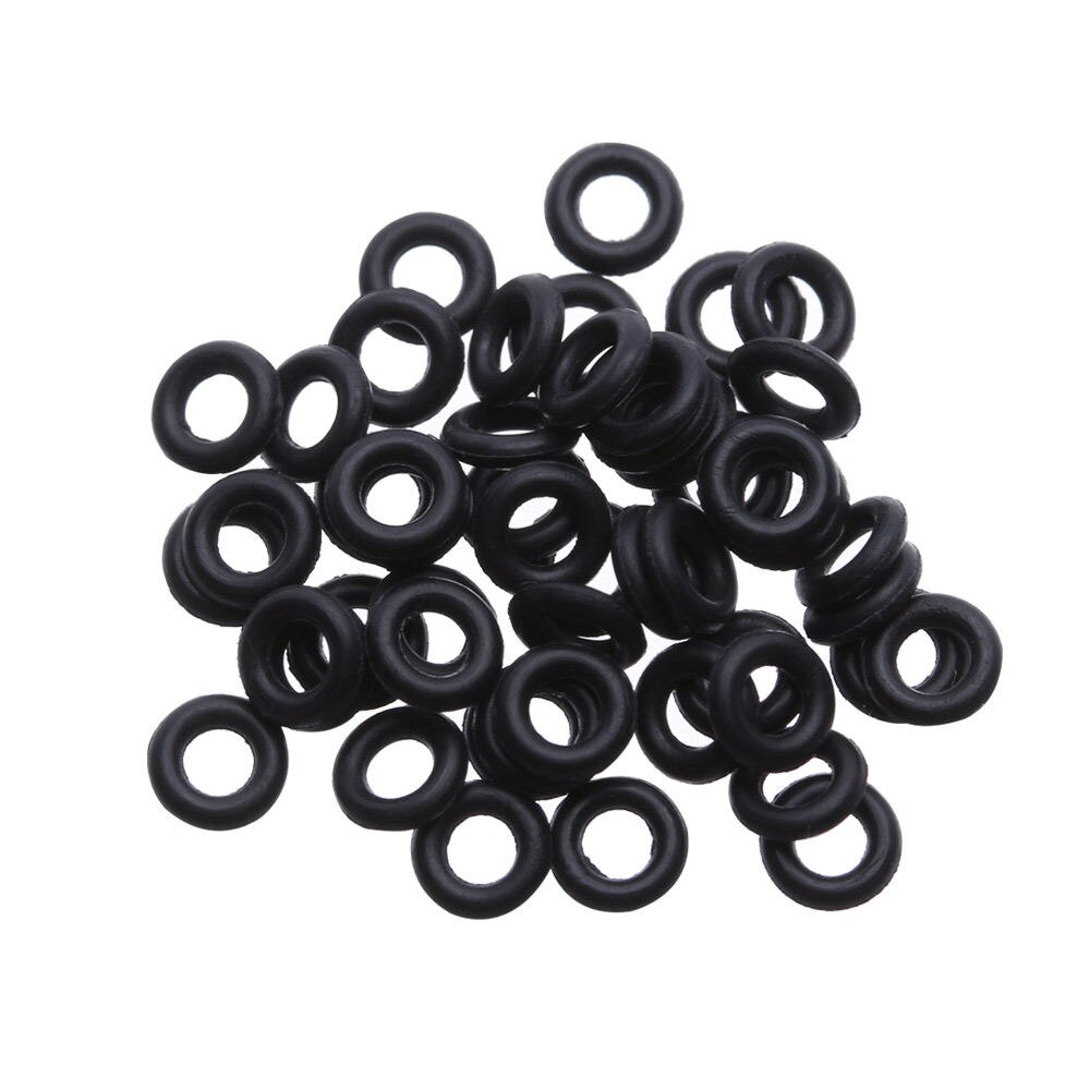 200x gummi o-ringetone svart anti-skli gummiskive til aluminium dart skaft stramme skiver pil tilbehør verktøy 2mm/4mm