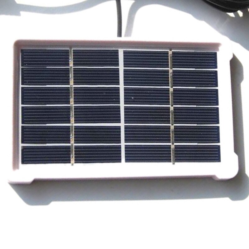 1W 6V polycrystalline solar panel laminated glass plate with frame DC line solar garden light board