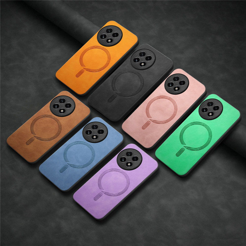 For Oneplus 13 One Plus 12R 5G Magnet Leather Back Case Wireless Charge Phone Magsafe OnePlus 13 Case Oneplus13 12 R Ace 3 Funda