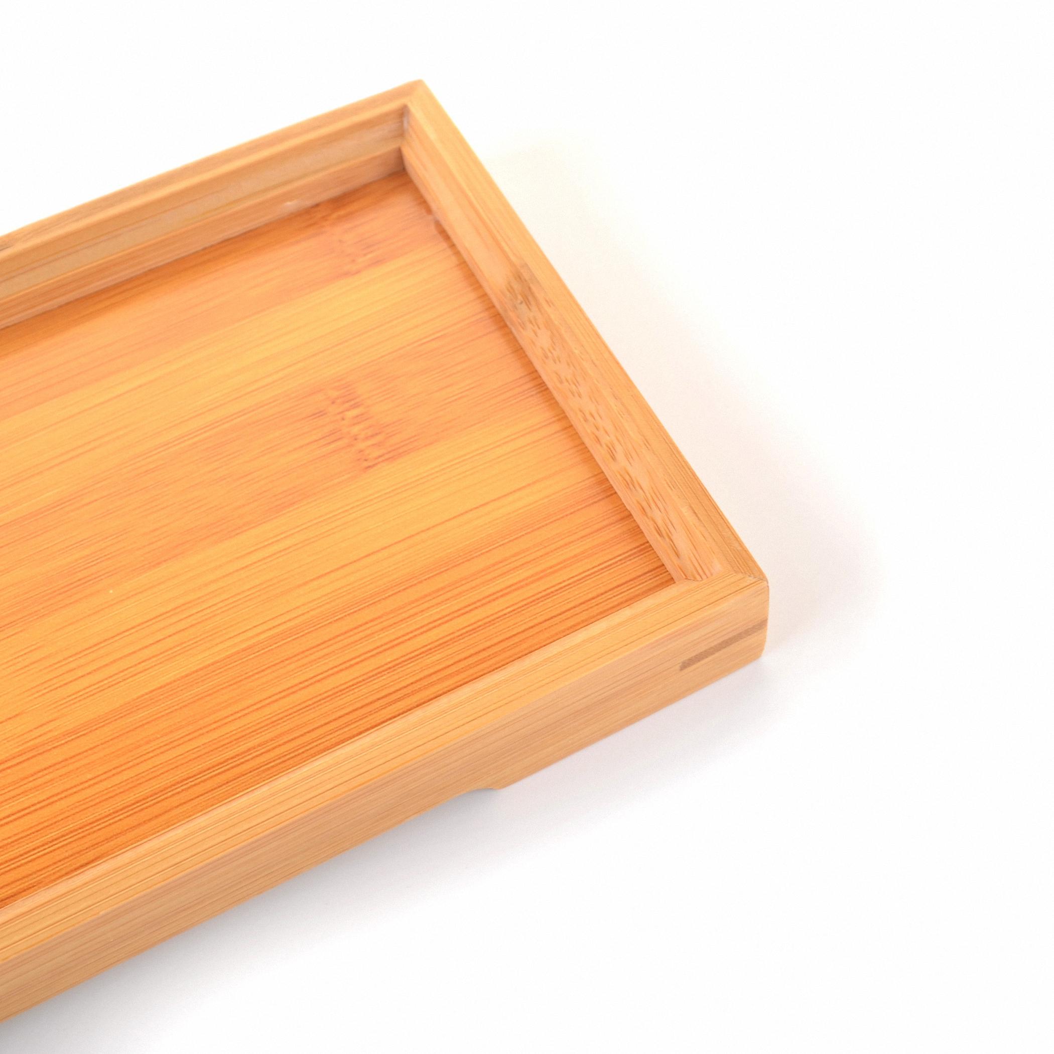 Kinds Natural Bamboo Flat Tea Tray Rectangular Fruit Tray Hotel Home Furnishing Gongfu Kung fu Tea Tray Serving Table