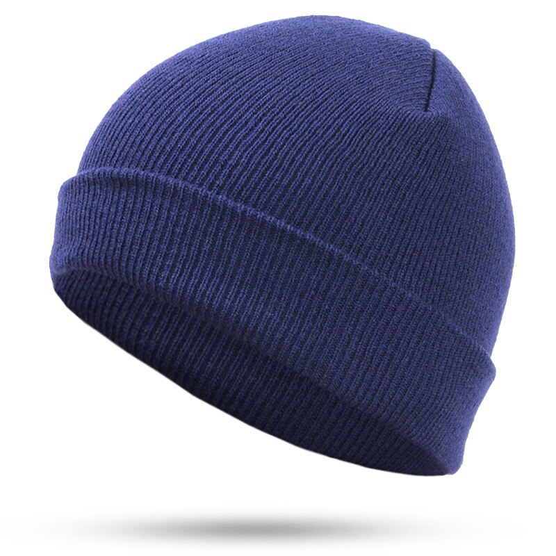 Hatt hip-hop häckmössa röd blå svart orange lila stretch stickade mössor höst vinter hattar för man kvinna skidmössa huva: 4